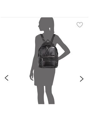 𝅺askya Silver Metalic Backpack New